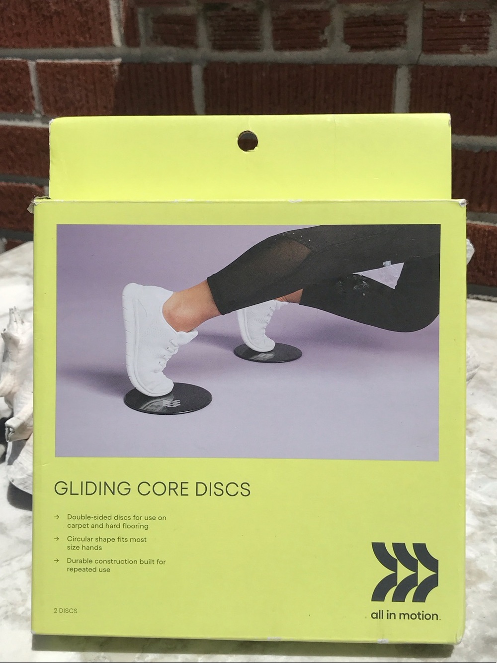 NIB all in motion Gliding Core Discs for carpeting and hard flooring